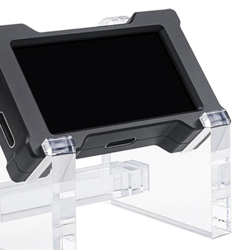 Acrylic Device Stand Transparent Holder Replacement for Two to Three Aviation Connector Desk Display Storage