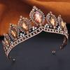 Antique Copper Wedding Crown Bridal Tiaras and Crowns Hair Jewelry Pageant Party Headdress Gifts Head Ornaments
