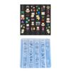 Multipurpose Art Moulds Animal Theme Nails Template Molds Silicone Texture for Beauticians and Nails Art Learners