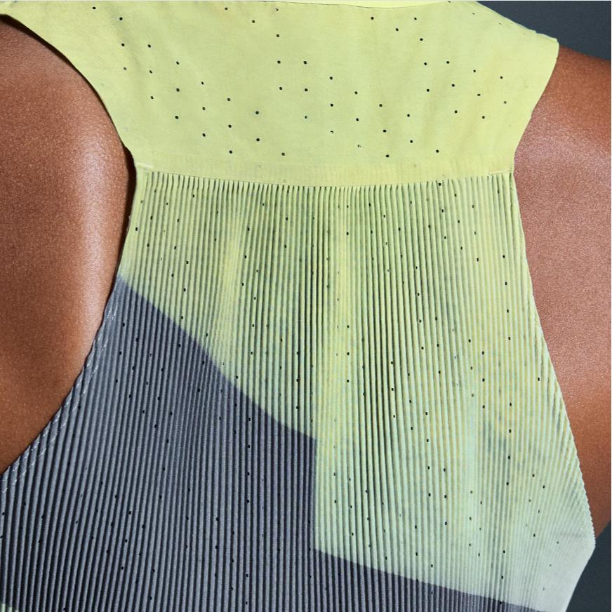 On Comfortable Casual Breathable Fitted Tank Top Women tops Lime-Glacier 1WF10182959