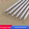 Ceramic Trimming Tool Set – 6-Piece Sculpting and Carving Tools with Aluminum Rods for Fine Clay Work.