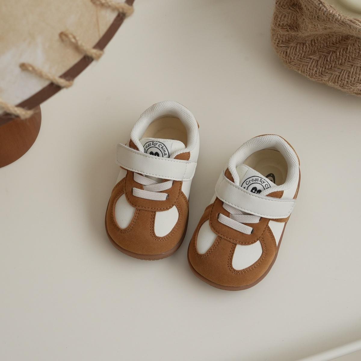 

XSHX Functional Virtue Training Baby Toddler Shoes Autumn and Winter Soft Sole Boys and Girls Steady Single Velvet [Wenzhou Shoes] 18