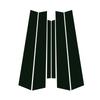 For BMW 3 Series E46 1995-2004 1996 1997 1998 1999 Bright Black Carbon Fibre Window Door Waterproof BC sticker