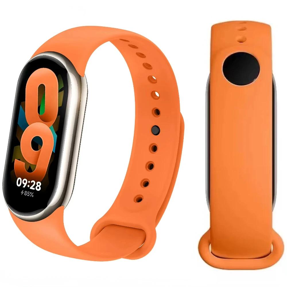 Soft Silicone Strap for Xiaomi Mi Band 10 Sports Breathable Official Bracelet Wristband for Mi Band 9 8 Replacement Accessories