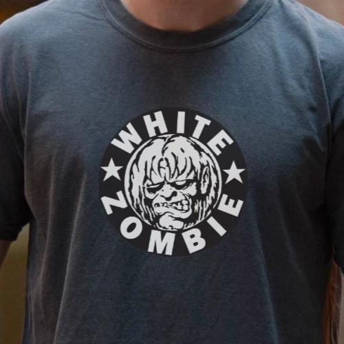 White Zombie T-Shirt Rob Zombie Metal Band on Vintage Black Comfort Colors Tee 3XL
