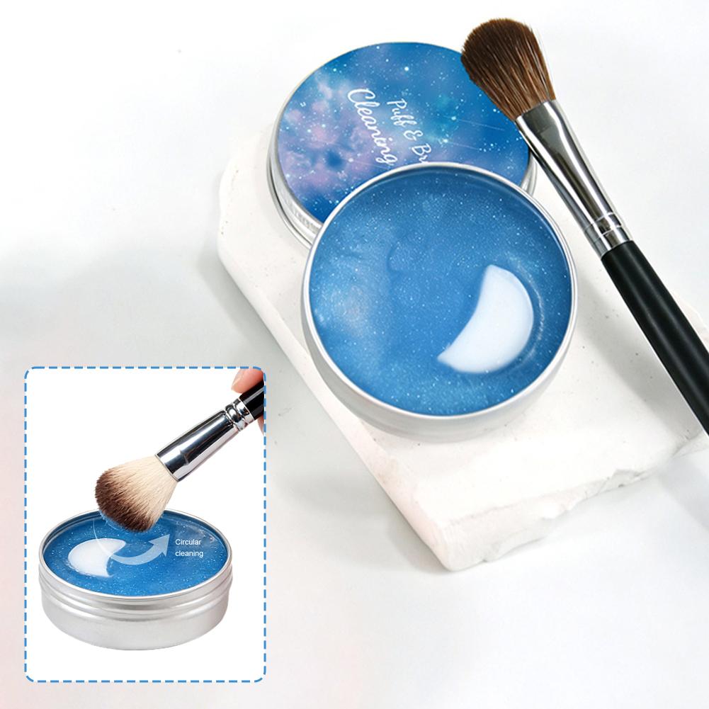 Makeup Brush Cleaner Soap Solid Brush Cleaning Mat Removes Cosmetic Color Brush Cleaner Pad for Cleaning Makeup Sponges Brushes