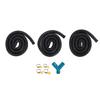 1100GPH Bilge Pump Installation Kit High Pressure Resistant 1.14in Dia. 6.56ft Bilge Pump Hose with 3 Way Fitting