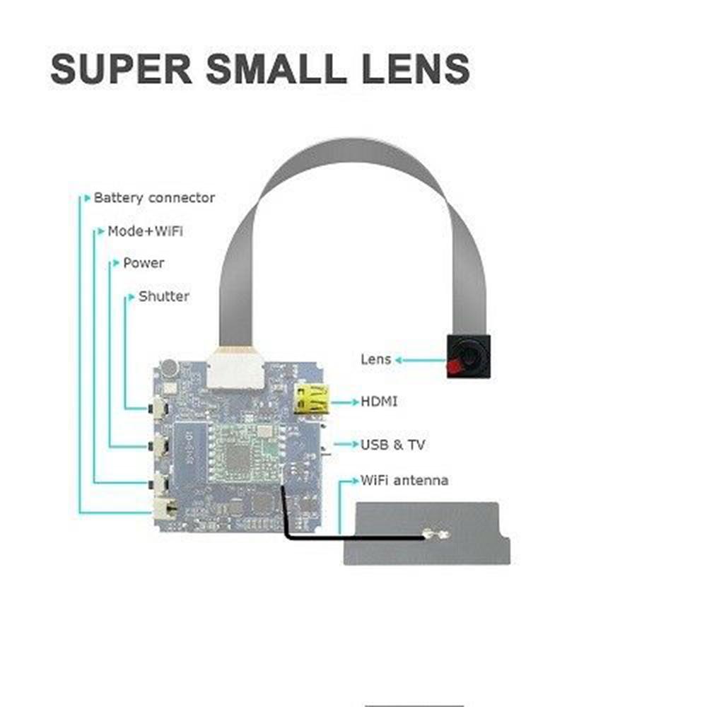 4K Wireless versteckte Kamera WIFI DIY Spion Überwachungskamera Bewegungsmelder 4K Wireless versteckte Kamera WIFI DIY Spion Überwachungskamera Bewegungsmelder