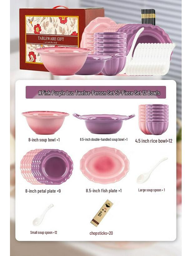 

Maud Lanka Petal Ceramic Dinnerware Set