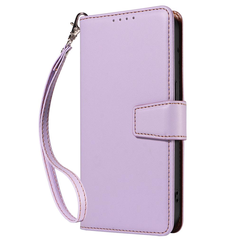 For Samsung Galaxy A16 4G/5G Case RFID Blocking PU Leather Wallet Flip Phone Cover with Wrist Strap