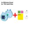 For Tamagotchi Paradise Silicone Full Cover Case Non-Slip Liquid Silicone Cute Protective Cover Soft Shell Game Accessories