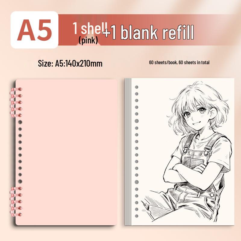 Morandi Detachable Student Sketchbook - Thick, Comfortable, Colorful Art Drawing Pad
