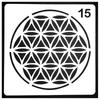 Hollow Round Mandala Auxiliary Layering Stencils For Walls Painting Scrapbooking Stamp Album Decor Embossing Paper Card Template