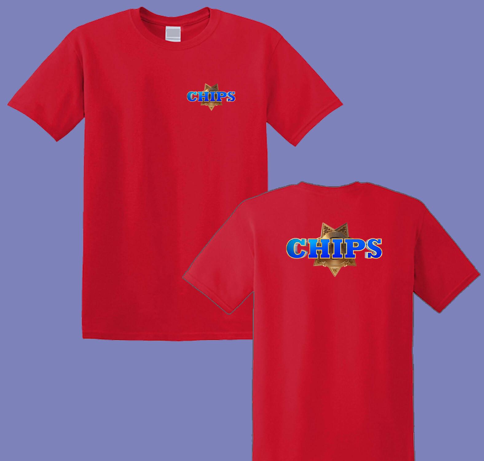CHIPS Police Movie Badge Men s Red Size S-3XL S разноцветный