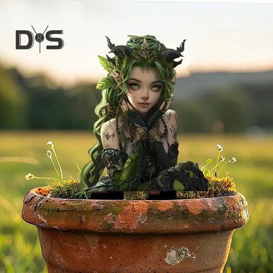 Акриловий садовий кілок Квітковий горщик Прикраса Кільця Фея Аксесуари для саду Кашпо Вставка для кімнатних рослин у горщиках