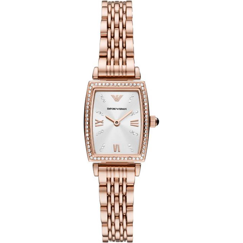 

Emporio Armani Gianni T-Bar Silver Rose Gold Metal Bracelet Ladies Quartz Watch AR11406 серебряный