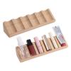 6 Slots Essential Oil Storage Rack Space Saving Sturdy Construction Bamboo Diffuser Stand Anti-slip Convenient Display Holder