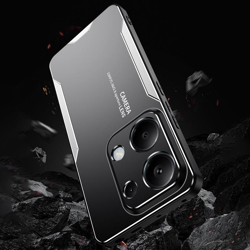 For Xiaomi Redmi Note 13 Pro 4G/Poco M6 Pro 4G Case Drop-Proof Aluminum Alloy+TPU+PC Phone Cover