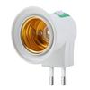 Wall Plug E27 Bulb Lamp Socket Mount Holder Adapter with Control