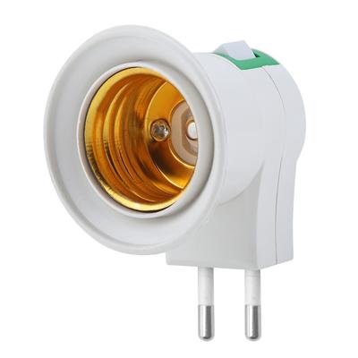 Wall Plug E27 Bulb Lamp Socket Mount Holder Adapter with   Control