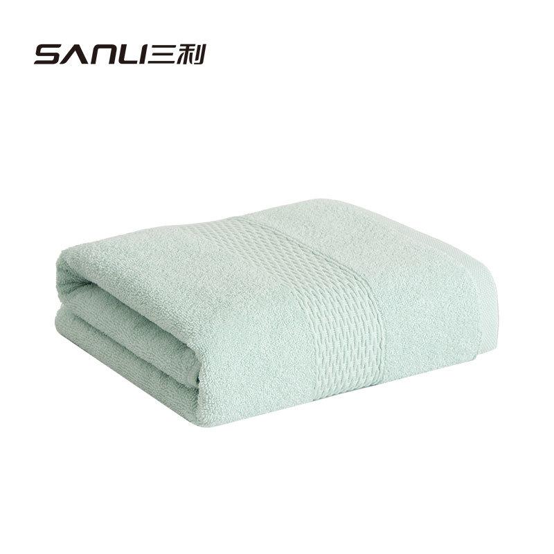

Towel new broken file adult household pure cotton bath towel cotton daily large bath towel 68*140 зелёный