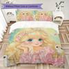 Retro Girl Pattern Bedding,Quilt Set Quilt Cover Pillowcase Home Birthday Gift (1*duvet cover+2*pillowcase,without core)XSJT0917309