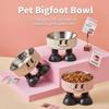 Cartoon Cute Cat Food Bowl High-legged Puppy Water Feeder Pet Feeding Bowl  Cat Feeder Supplies