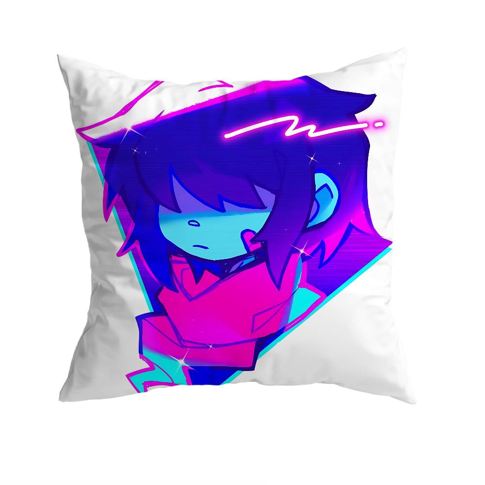 Deltarune Ralsei Game Pillow Case Antidustmite Pillowcase Invisible zipper silky short plush Sofa cushion cover