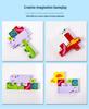 Wooden Animal 3D Puzzle Blocks for Children's Early Education