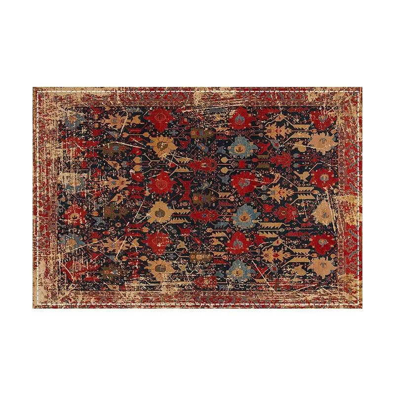 

4PC Bohemian Floral Prints Placemats 30*40CM Linen Seasonal Spring Table Mats for Party Kitchen Wedding Dining Decoration 30x45cm-4PC