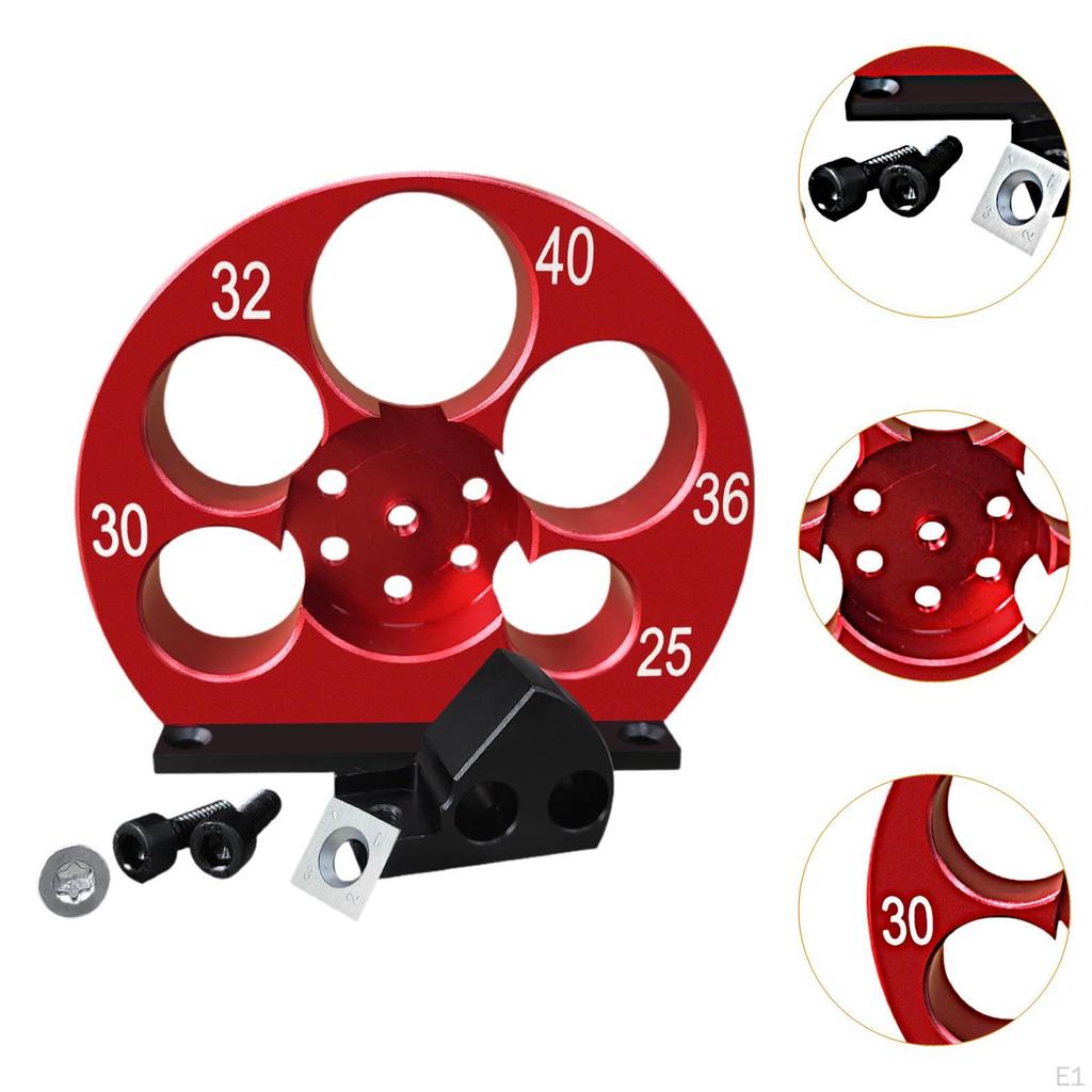 Dowel Maker Jig Kit, Cutting for Wooden Rods, 5 Holes Wood Bar Turning Tool, Woodworking