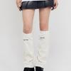ODD STUDIO ODD Signature Logo Leg Warmers - IVORY