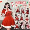 Sexy new year's day christmas uniform sexy lingerie velvet nightdress cosplay new c robe suit