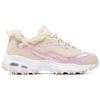 Skechers DLites 1.0 Kožené Sportovní Pohodlné Všestranné Nízké Táta Boty Dámská Teniska Růžová 896048-NTPR