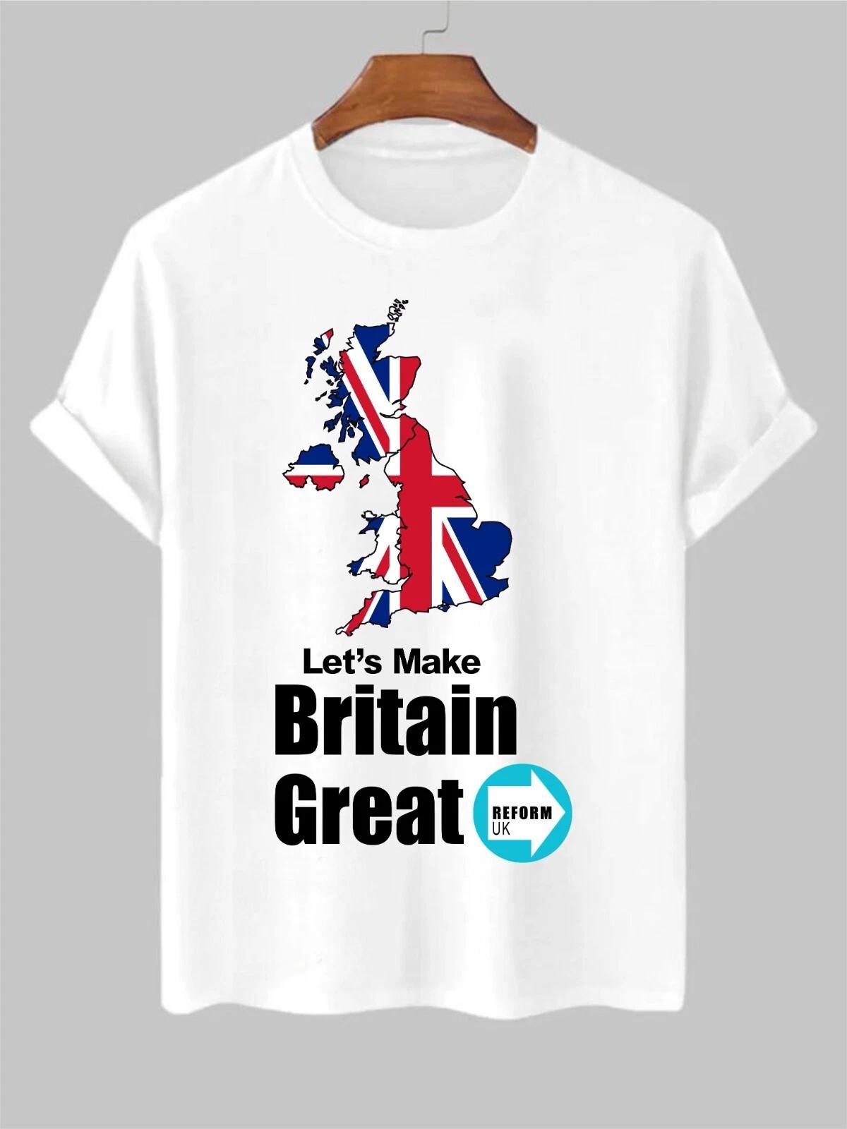 Reforms UK T-shirt, UK Elections 2024, Make s Britain Great, Save Britain, UK XL