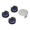 0.065in Trimmer Line Spools Cap Set Replacement Fit for Ryobi One Plus AC14RL3A 18V 24V 40V