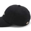 Dickies Patch Emblem Low Cap Logo Polo Cap Hat for Men and Solid Cotton Baseball 024 Women, Unisex, Color, 6-Panel Cap, Cap, Black, 874,