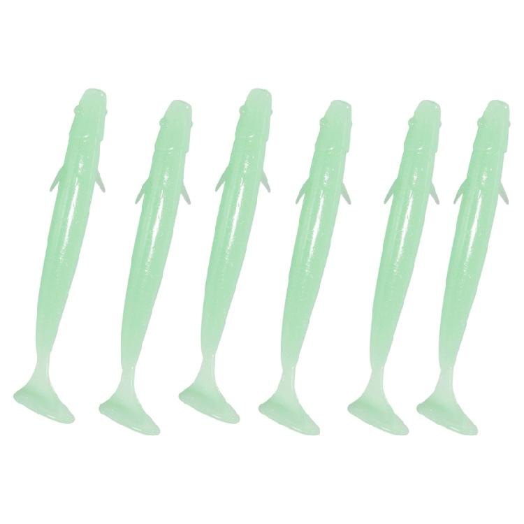 6Pcs Soft Fishing Lures for Freshwater Saltwater Paddle Tail Swimbaits Artificial Baits Fishing Lures for Swim Baits