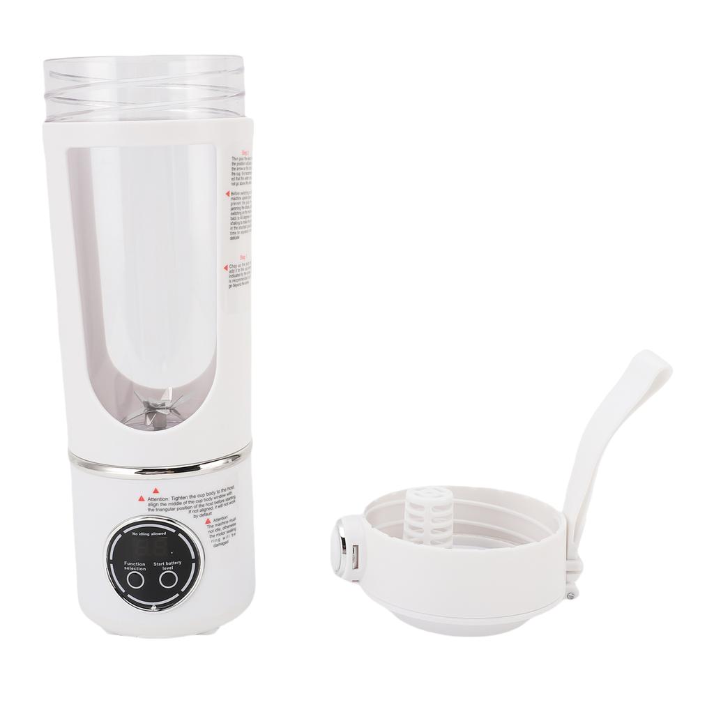 Portable Blender 700ML 7.4V 12 Blades Re able Travel    r Cup Fruit Mixer for Gym   Sports Outdoor