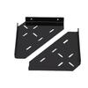 Shower Corner Shelf Triangle Matte Black Finish Acrylic Wall Mounted Coner Floating Shelf for Bathroom Kitchen