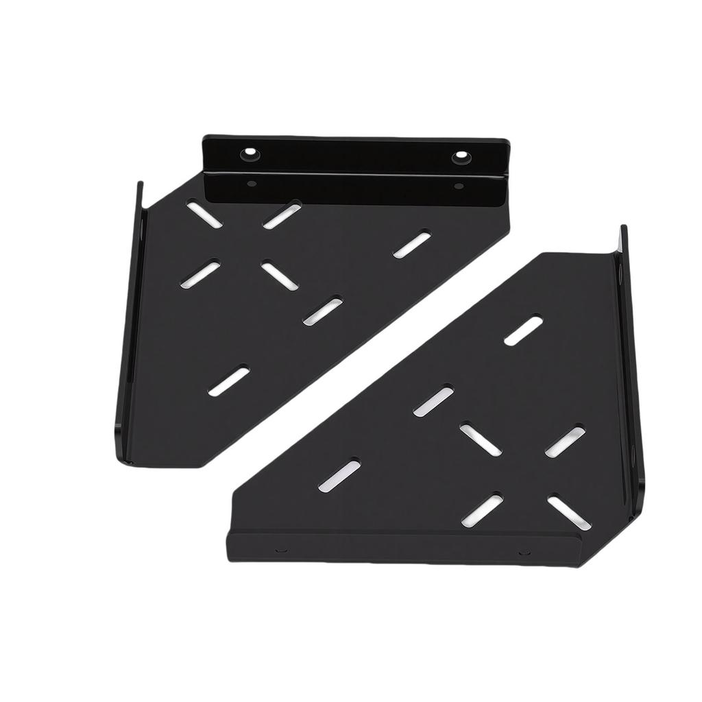 Shower Corner Shelf Triangle Matte Black Finish Acrylic Wall Mounted Coner Floating Shelf for Bathroom Kitchen