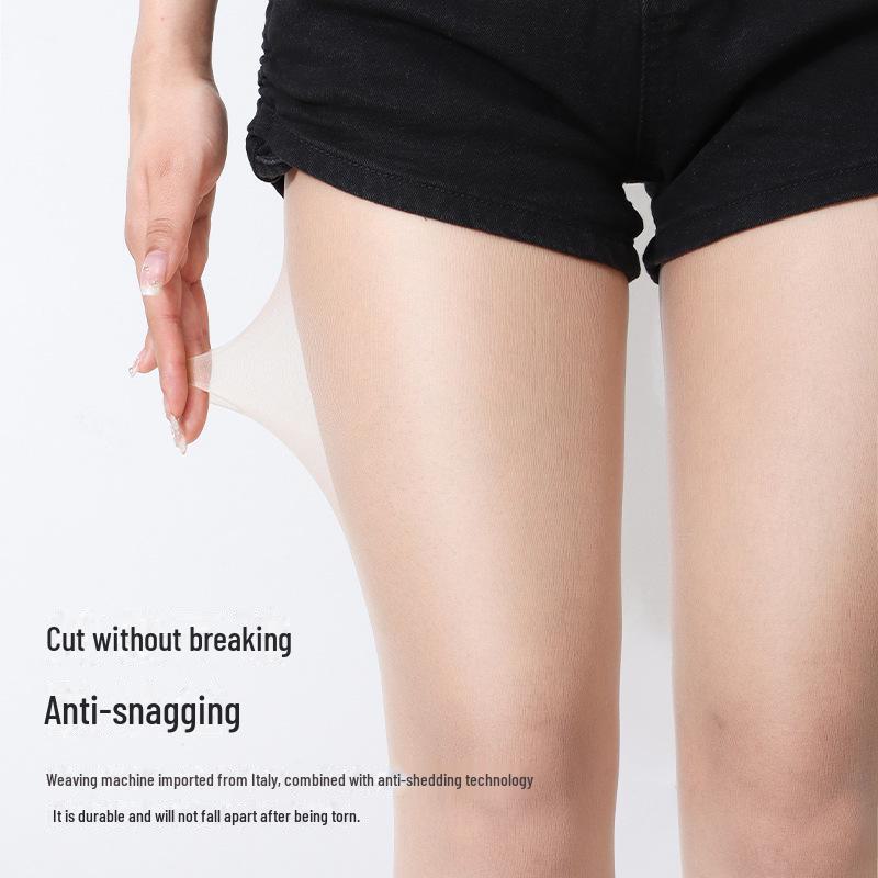 Schwarze transparente Anti-Snag-Strümpfe für Damen: Strapazierfähige, hautverschönernde und rutschfeste Sommerstrümpfe