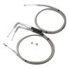 Throttle and Idle Cable Set Idle Cable with 90° Elbow Fitting 56579-02A for Davidson FXST FLST FLT XL Replacement Part