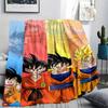 Dragon Ball character Print Flannel Blanket High quality Comfortable for All Seasons Home Decor Warmth and Comfort Perfect for Christmas Gifts