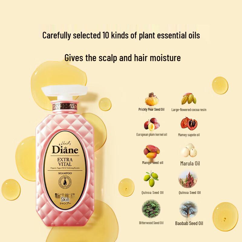 

Moist Diane Moroccan Revitalizing & Strengthening Shampoo