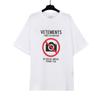 Unisex Oversized Cotton T-Shirt With Bold Letter Print Vintage Washed Loose Fit Casual Tee