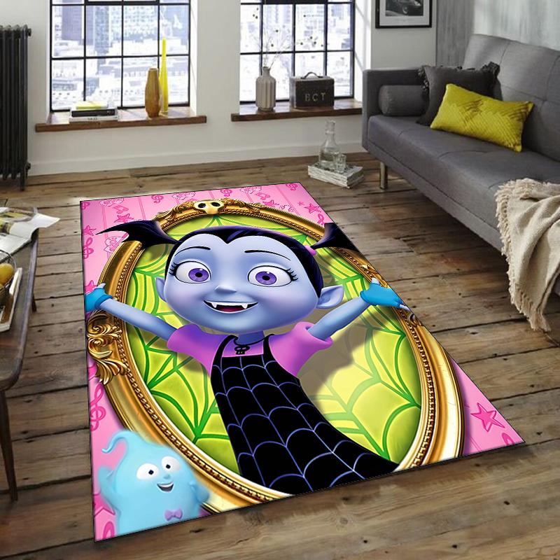 1pc Vampirina2 Design Area Rug - Non-Slip, Soft & Cozy Floor Mat for Living Room, Bedroom, Office - Indoor/Outdoor Decorative Carpet
