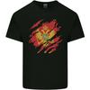 Slitt Montenegros Flagg Montenegrinsk Dag Fotball Unisex Lett Bomulls T-skjorte