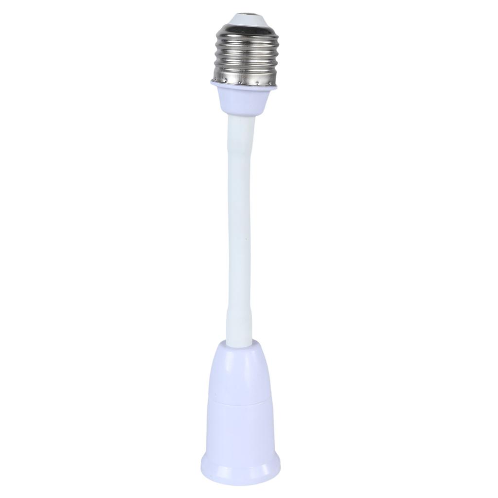 E27 To E27 Light Bulb Socket Adapter with Flexible Gooseneck Adjustable Extender for Home Lighting