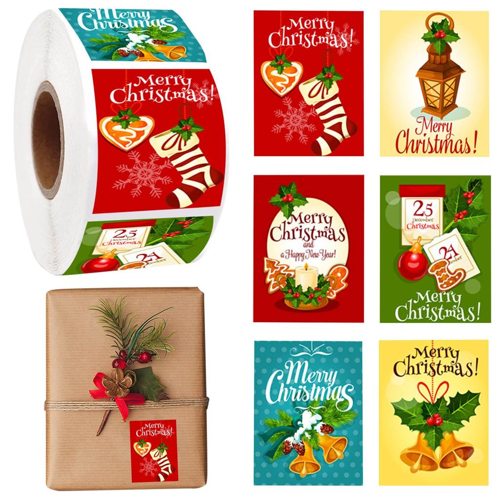 Aufkleber für Weihnachtsfeiertage, Aufkleber für frohe Weihnachten für Weihnachtsfeiern, Geschenke für Jungen und Mädchen